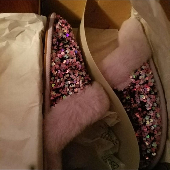 UGG Lilac Frst Scuffette II Stellar Sequin Slipper - Picture 9 of 12